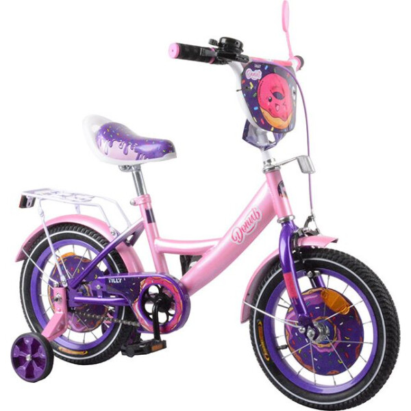 

Велосипед TILLY Donut 14 T-214214 pink + purple