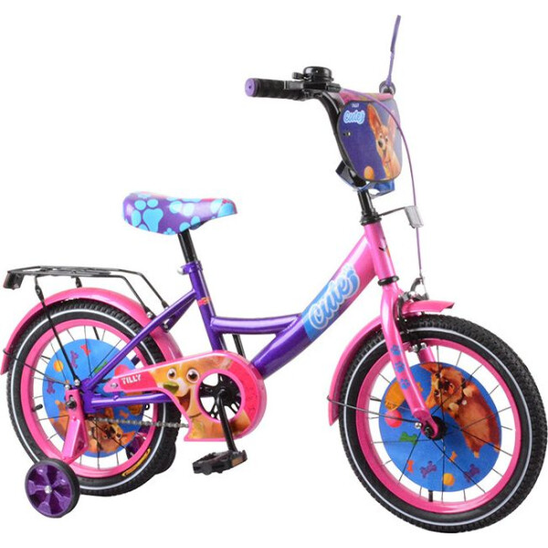 

Велосипед TILLY Cute 16 T-216217 purple + pink