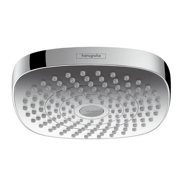 

Верхний душ Hansgrohe Croma Select Е 180 2jet хром-белый