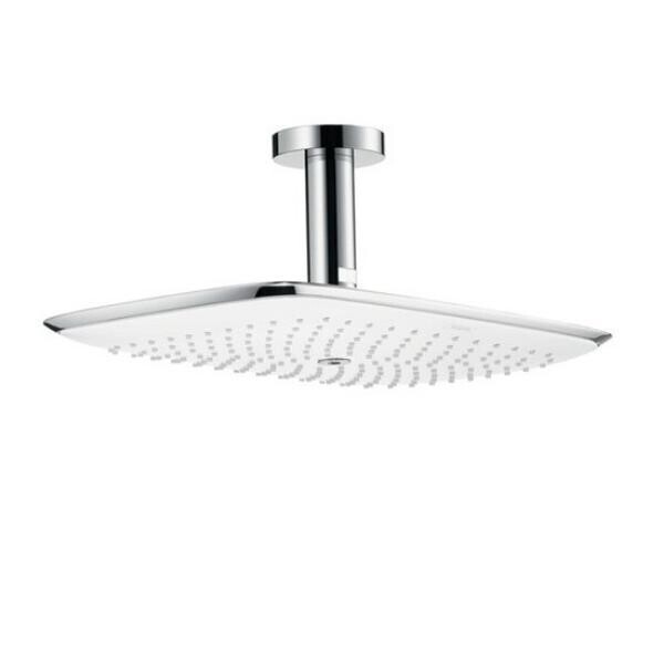 

Верхний душ потолочный Hansgrohe PuraVida 300 1jet хром-белый