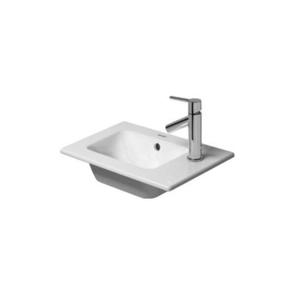 

Умывальник DURAVIT ME BY STARCK 43*30 см, мебельный, с 1м отв. под смеситель, с переливом