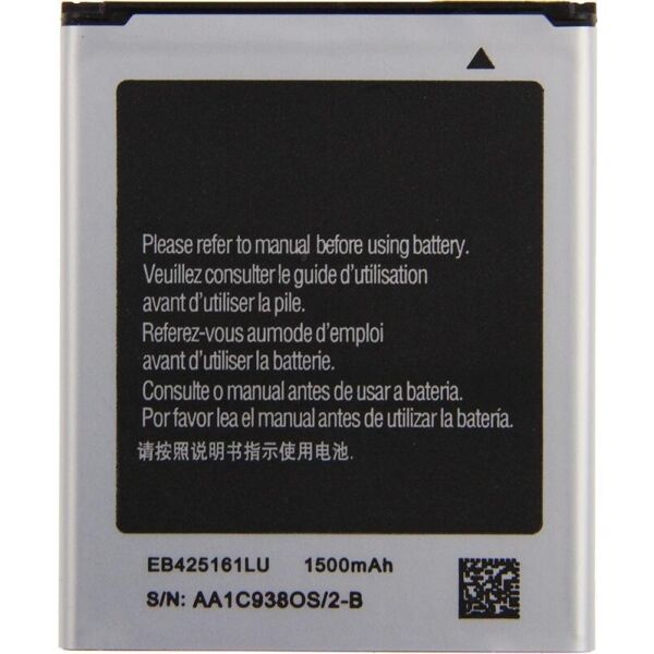 

Аккумулятор TOTO EB425161LU for Samsung S7562/I8160/I8190/S7270 1450/1500 mAh (bz_F_75454)