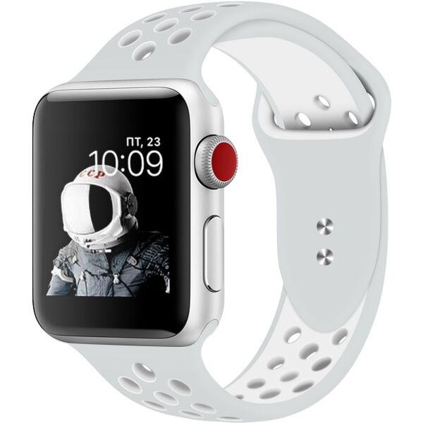 

Силиконовый ремешок Promate Oreo-38ML для Apple Watch 38-40 мм Grey/White (oreo-38ml.grey/white)