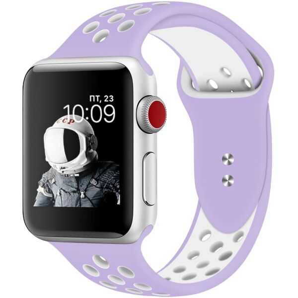 

Силиконовый ремешок Promate Oreo-38ML для Apple Watch 38-40 мм Purple/White (oreo-38ml.purple/white)