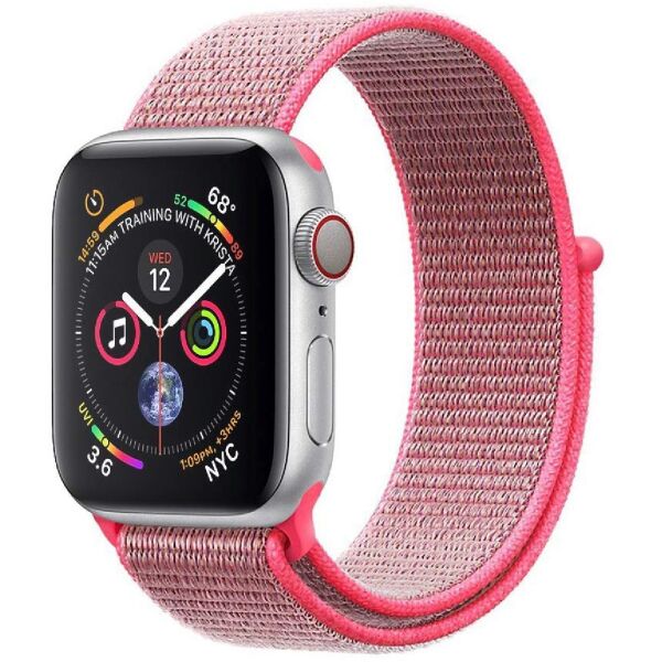

Нейлоновый ремешок Promate Fibro-42 для Apple Watch 42-44 мм Pink (fibro-42.pink)