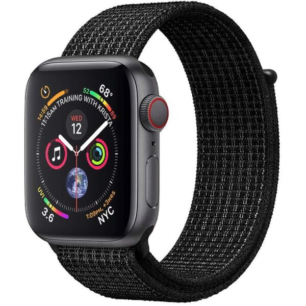 

Нейлоновый ремешок Promate Fibro-42 для Apple Watch 42-44 мм Black (fibro-42.black)