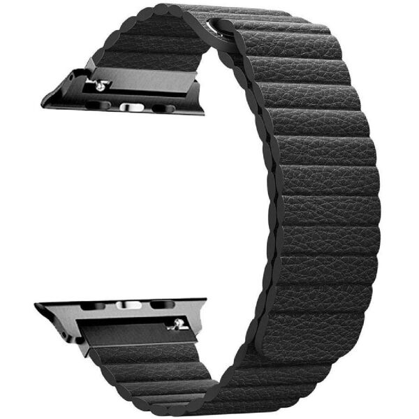 

Ремешок из эко-кожи Promate Lavish-38 для Apple Watch 38-40 мм Black (lavish-38.black)
