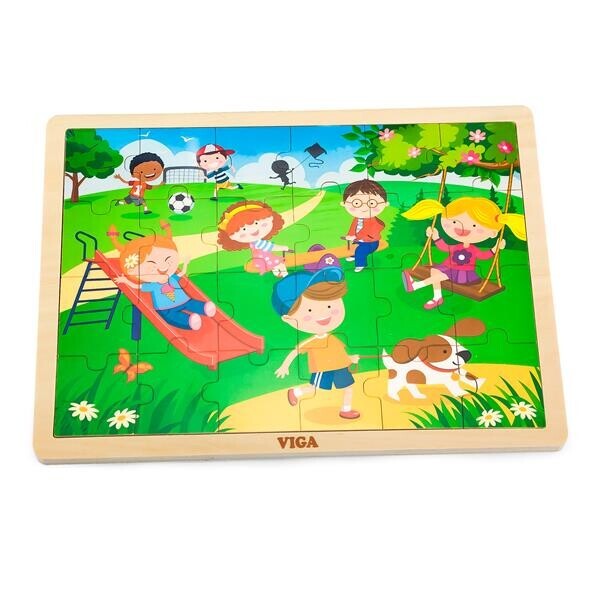

Дерев'яний пазл Viga Toys Времена года: весна, 24 ел. (51269)