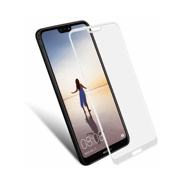 

Защитное стекло Full Cover Glass для Huawei P20 Lite Белый