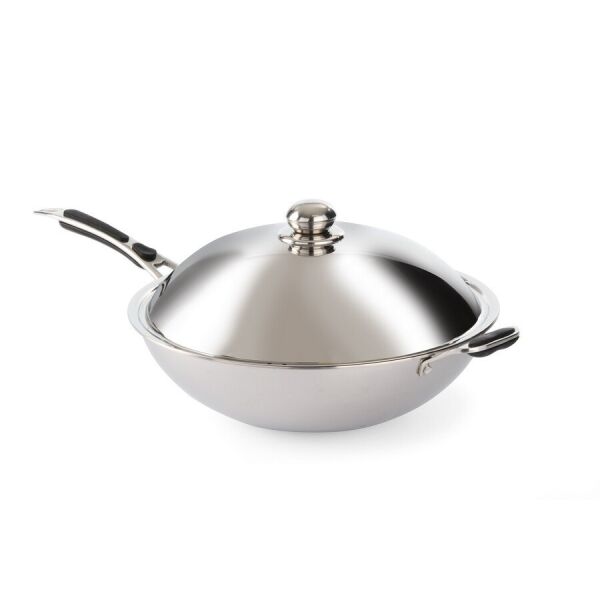 

Сковорода индукционная WOK Ø360x(H)180 мм Hendi 239773