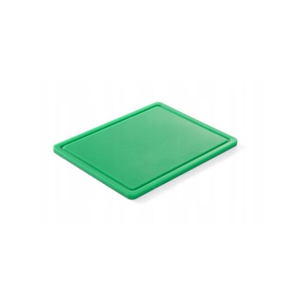 

Доска разделочная HACCP GN 1/2 260x320х12 мм зелёная для овощей Hendi 826133