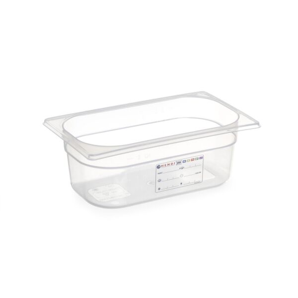 

Гастроемкость HACCP из полипропилена GN 1/4 4 л (H)150 мм Hendi 880364