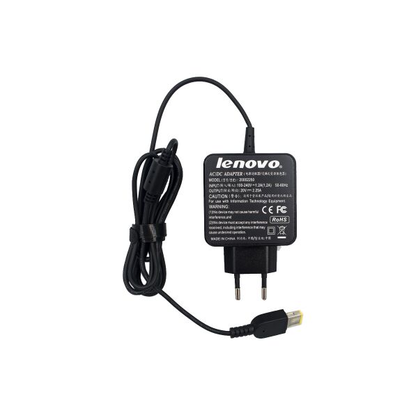 

Блок питания для ноутбука Lenovo 20V 2.25A 45W USB Square Wall