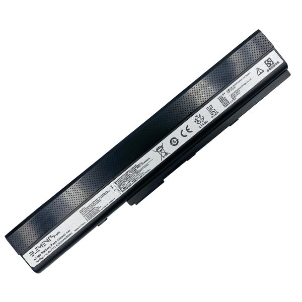 

Батарея Elements для Asus A40 A42 A52 A62 B53 F85 K42 K52 K62 A32-N82 A42-K52 10.8V 5200mAh, черная