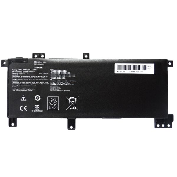 

Батарея Elements Asus X456UJ X456UV X456UF X456UA X456UR 7.6V 5000 mAh, черная