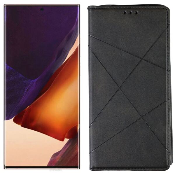 

Чехол-книжка Lines Leather for Samsung N986 Galaxy Note 20 Ultra Black (31006)