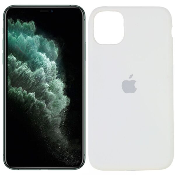 

Чехол силиконовый для iPhone 11 Белый FULL (29139)