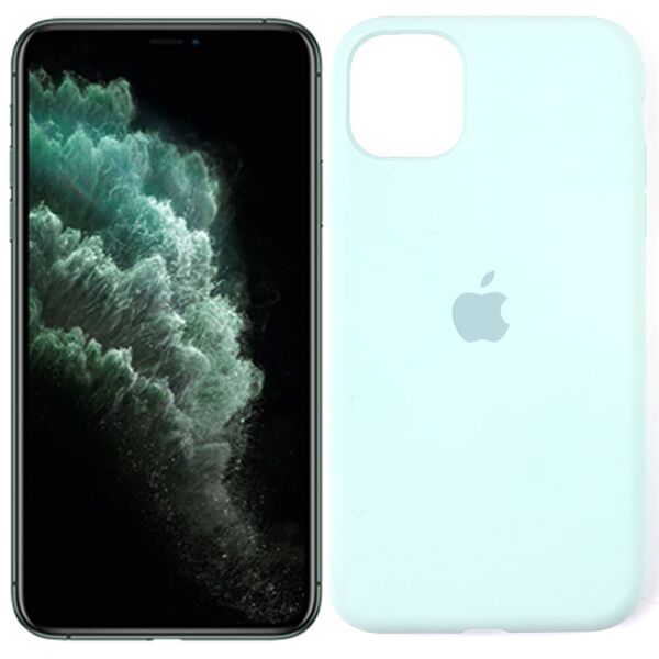 

Чехол силиконовый для iPhone 11 Оливковый FULL (29146)