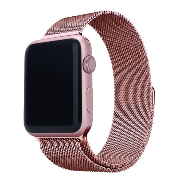 

Ремешок для Apple Watch 42/44mm Steel Milanese with Clasp Pink (28923)