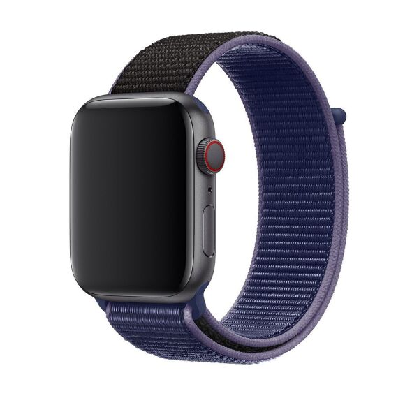 

Ремешок для Apple Watch 38/40mm Nylon Sport Loop Midnight Blue (30389)