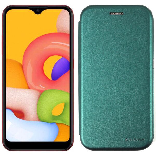 

Чехол Book Cover U-Like Best Samsung A015 Galaxy A01 2019 Dark Green (31373)