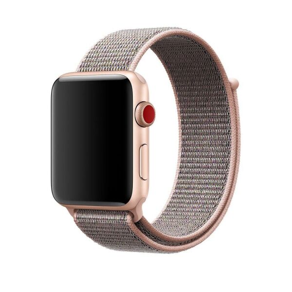 

Ремешок для Apple Watch 42/44mm Nylon Sport Loop Pink Sand (30399)