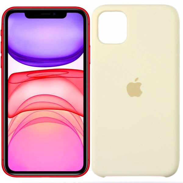 

Чехол силиконовый для iPhone 11 Молочный (29656)