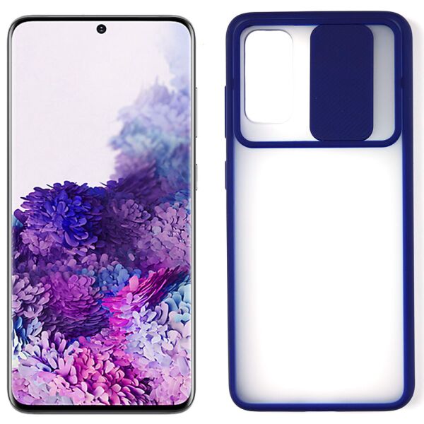 

Чехол Camshield mate TPU со шторкой для камеры для Samsung G980 Galaxy S20 Blue (30427)