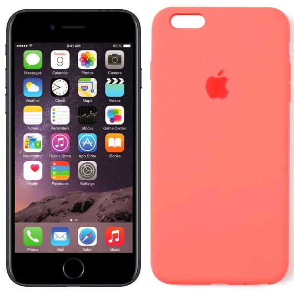 

Чехол силиконовый для iPhone 6/6s Plus Ярко розовый FULL (30073)