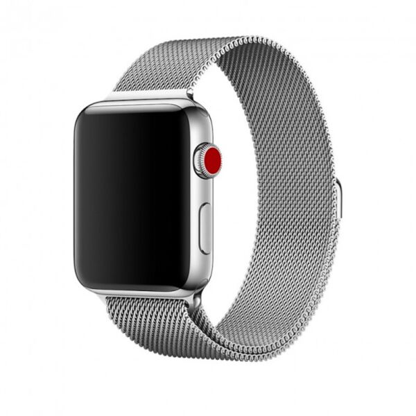 

Ремешок для Apple Watch 42/44mm Steel Milanese Loop Silver (26267)
