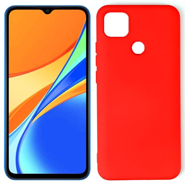

Чехол силиконовый для Xiaomi Redmi 9c Красный FULL (30893)