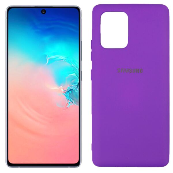 

Чехол Original Soft Case Samsung G770 Galaxy S10 lite Фиолетовый FULL (31314)