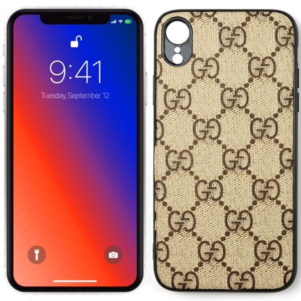 

Чехол U-like Fashion для iPhone XR Gucci Light Brown (30340)