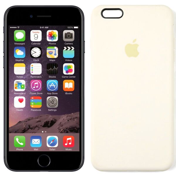 

Чехол силиконовый для iPhone 6/6s Plus Серый FULL (30069)