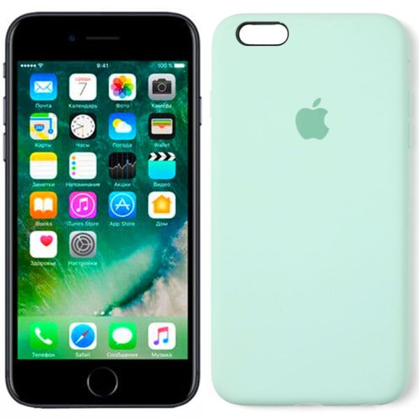 

Чехол силиконовый для iPhone 6/6s Plus Оливковый FULL (30068)