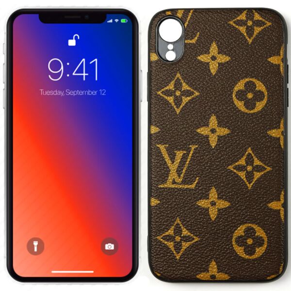 

Чехол U-like Fashion для iPhone XR LV Large Stars Brown (30342)