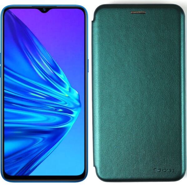 

Чехол книжка U-Like Best для Realme 5 Dark Green (30898)