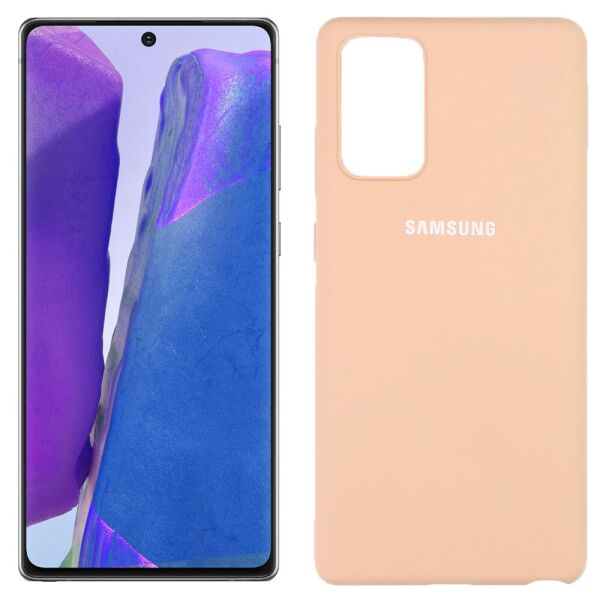 

Чехол Original Soft Case Samsung Note 20 Бежевый FULL (31305)