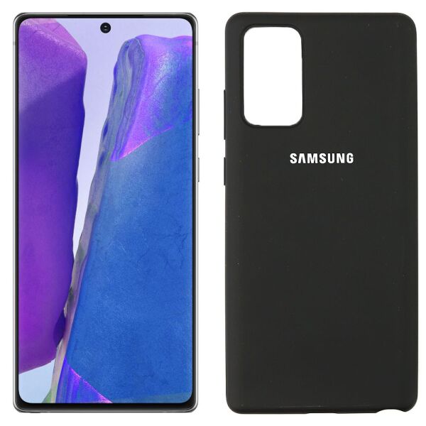 

Чехол Original Soft Case Samsung Note 20 Чёрный FULL (31303)