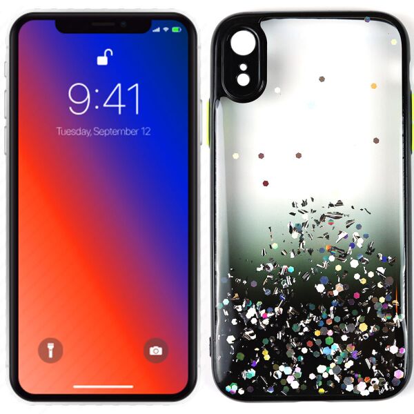 

Чехол Frame&Gliter для iPhone Xr Black (30838)