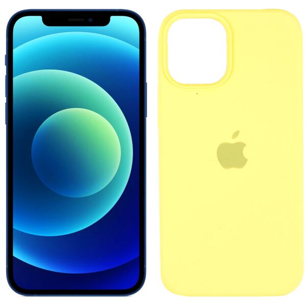 

Cиликоновый чехол для iPhone 12 mini Желтый FULL (30630)