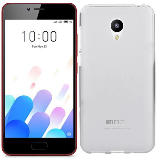 

Чехол силиконовый оригинальный для Meizu M5c White (16955)