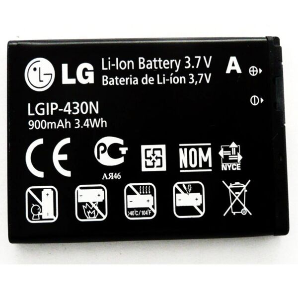 

Аккумулятор для LG GW300/GS290/T300/T310/T315/KF301 (LGIP-430N) (7536)