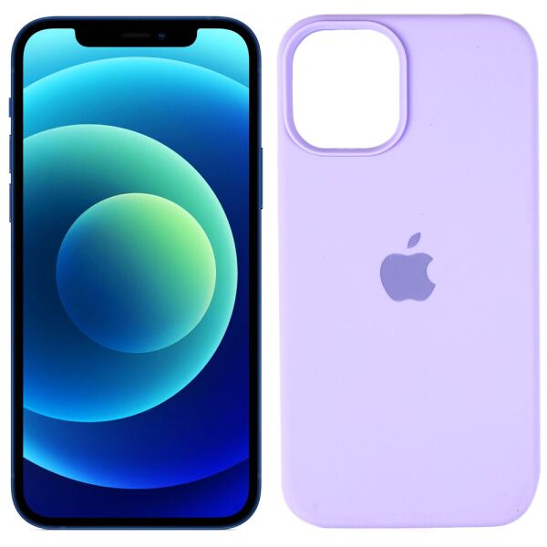

Cиликоновый чехол для iPhone 12 /12 Pro Лавандовый FULL (30665)