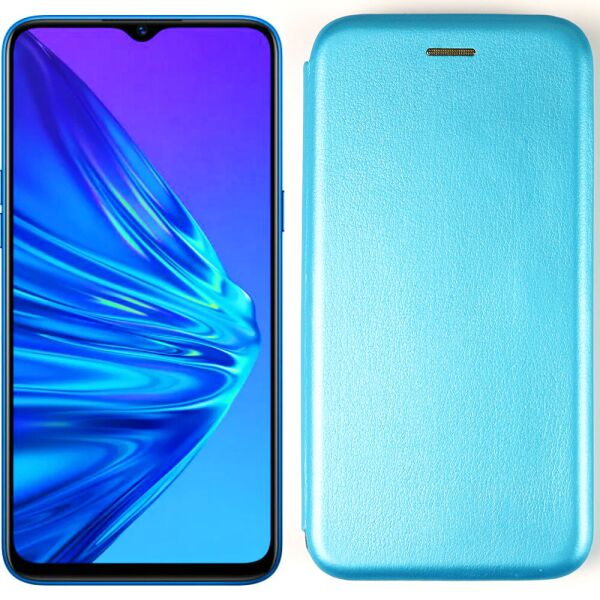 

Чехол книжка U-Like Best для Realme XT Cyan (30877)