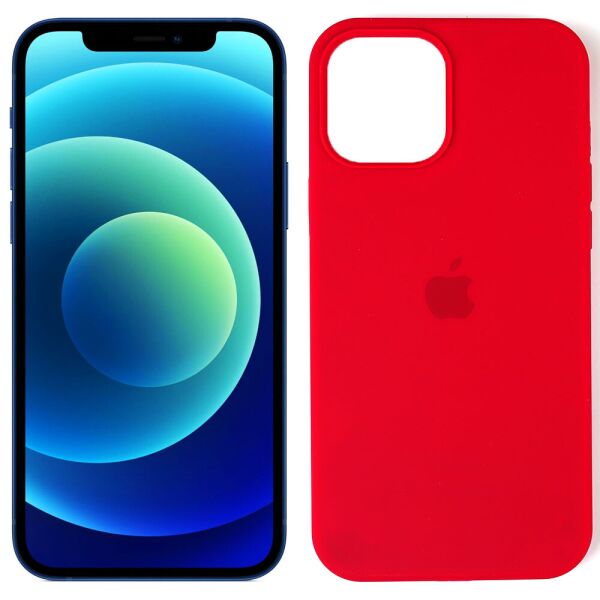 

Cиликоновый чехол для iPhone 12 Pro Max Бордовый FULL (30682)