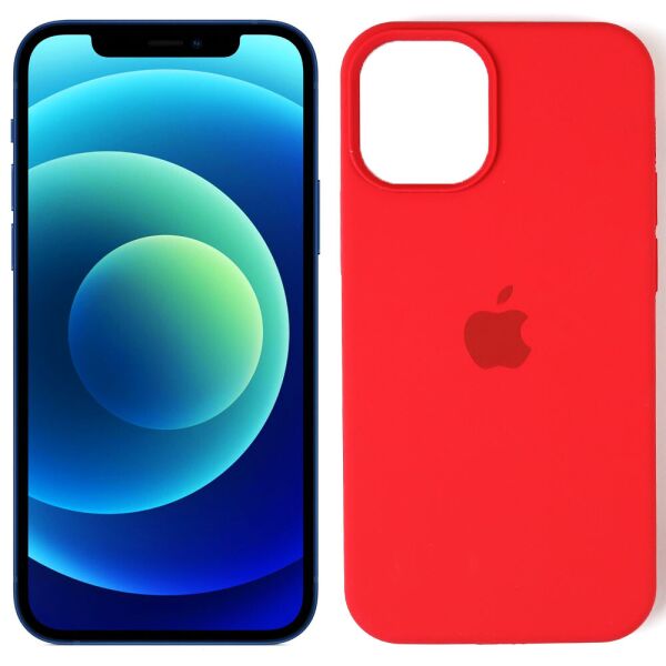 

Cиликоновый чехол для iPhone 12 Pro Max Вишневый FU (30683)