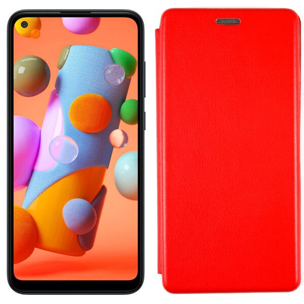 

Чехол книжка U-Like Best для Samsung A115/M115 Galaxy A11/M11 Red (30887)