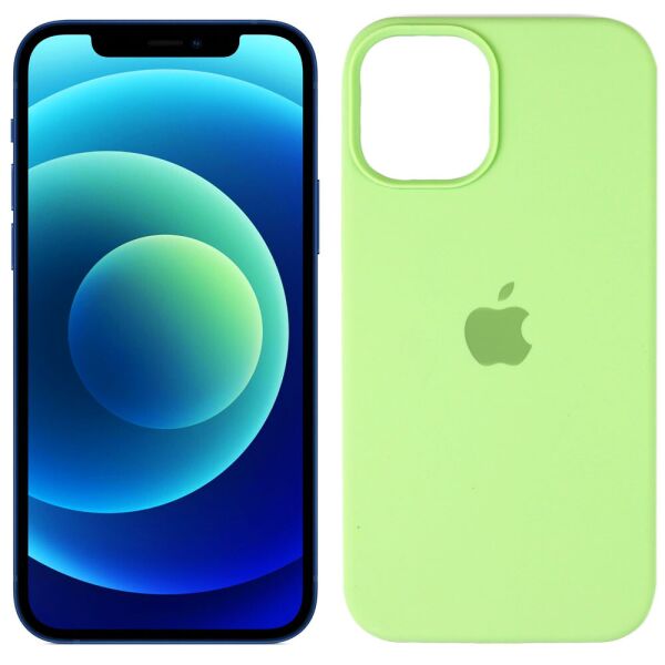 

Cиликоновый чехол для iPhone 12 mini Зеленый FULL (30628)