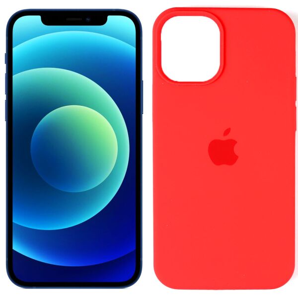 

Cиликоновый чехол для iPhone 12 mini Красный FULL (30636)